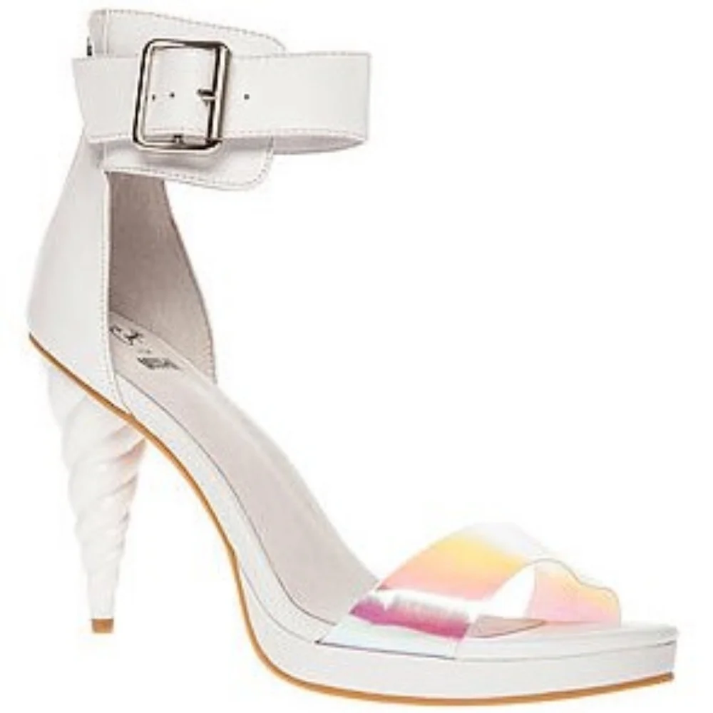 Jeffrey Campbell Pegasus Iridescent Unicorn Heel